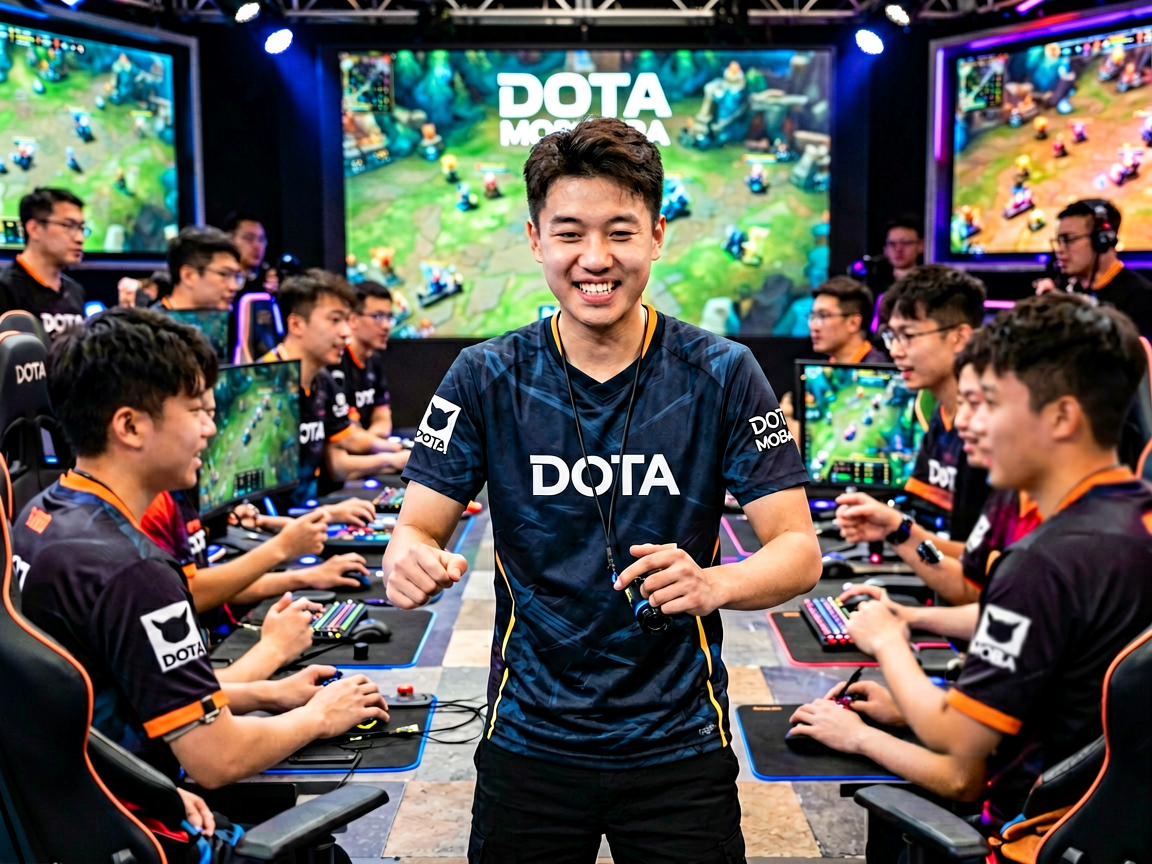 DOTA2电竞项目比赛场景